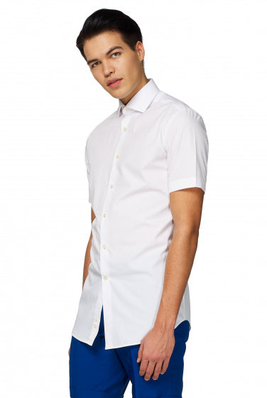 Afbeelding laden in galerijviewer, Opposuits White Knight overhemd heren wit maat 4XL
