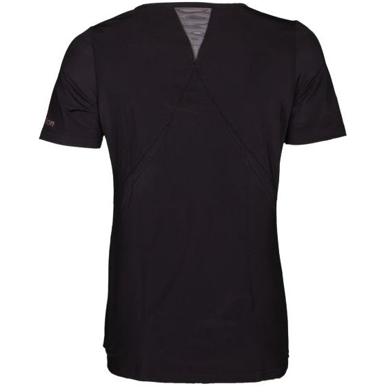 Afbeelding laden in galerijviewer, Papillon Fitness shirt s sl v-neck dames zwart maat M
