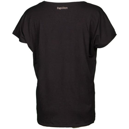 Papillon Loose fit sportshirt ronde hals dames zwart maat S
