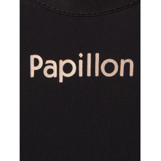 Papillon Loose fit sportshirt ronde hals dames zwart maat S
