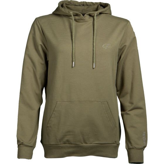 Afbeelding laden in galerijviewer, Papillon Sweat Hoody Katoen Dames Camouflagegroen Maat M
