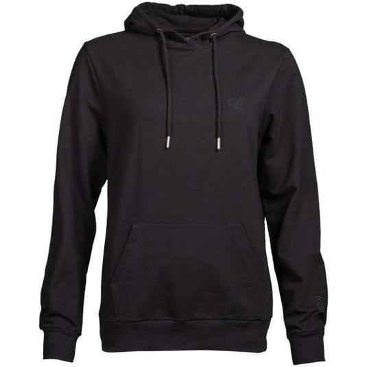 Papillon Sweat Hoody Katoen Dames Zwart Maat M