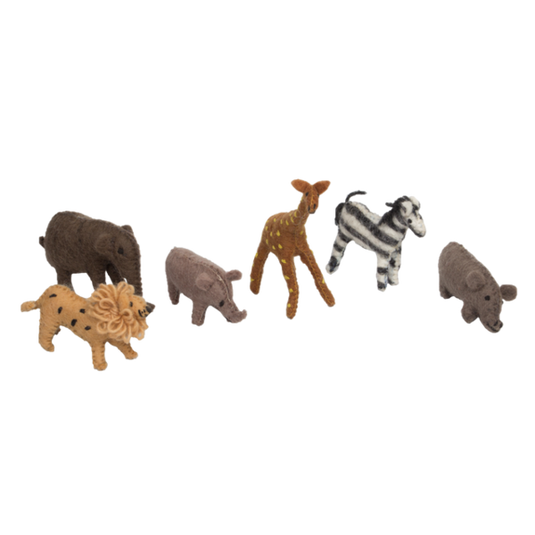 Papoose Toys Papoose Toys African Animals Small 6
