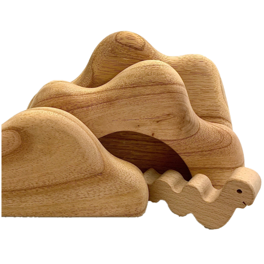 Papoose Toys Papoose Toys Cave and worm 4pc