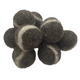 Papoose Toys Papoose Toys DGrey Felt Balls 3.5cm 20