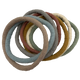 Papoose Toys Papoose Toys Earth Felt Rings Small Set 7pc