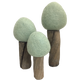 Papoose Toys Papoose Toys Earth Trees Summer 3pc