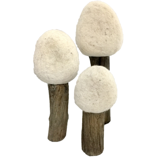 Papoose Toys Papoose Toys Earth Trees Winter 3pc