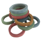 Papoose Toys Papoose Toys Earth Wood Rings 12pc