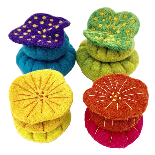 Papoose Toys Papoose Toys Fish Beds 4 sets 12pc