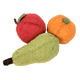 Papoose Toys Papoose Toys Fruit Apple, Pear, Orange