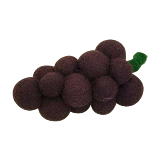 Papoose Toys Papoose Toys Fruit Red Grapes Bunch