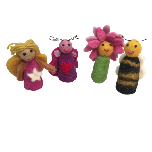 Papoose Toys Papoose Toys Garden Finger Puppets 4