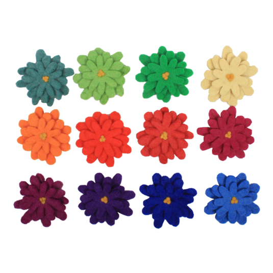 Papoose Toys Papoose Toys Goethe Aster Flowers 12pc