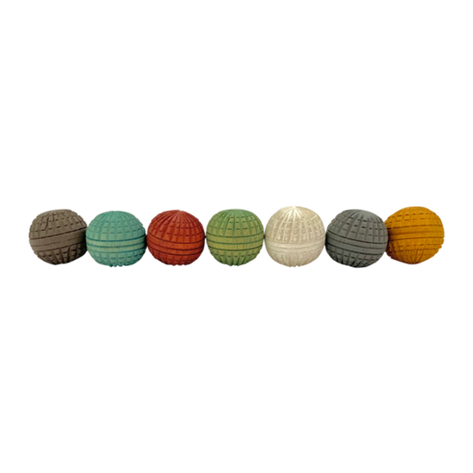 Papoose Toys Papoose Toys Mini Earth Acorn Balls 7pc