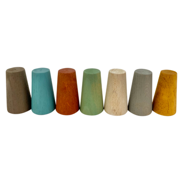 Papoose Toys Papoose Toys Mini Earth Cones 7pc