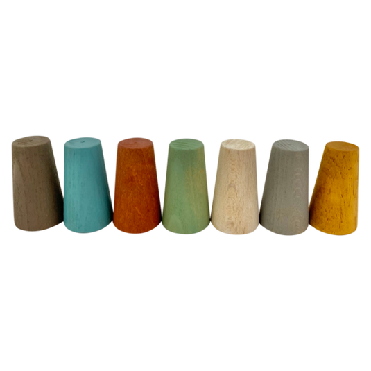 Papoose Toys Papoose Toys Mini Earth Cones 7pc