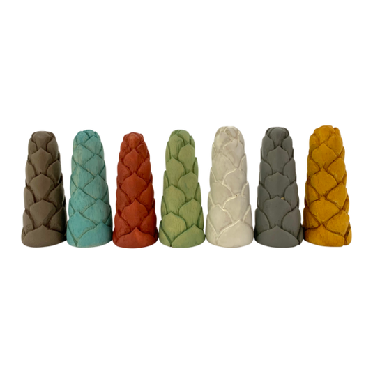 Papoose Toys Papoose Toys Mini Earth Flower Buds S 7pc