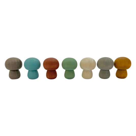 Papoose Toys Papoose Toys Mini Earth Mushroom 7pc