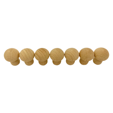 Papoose Toys Papoose Toys Mini Natural Mushrooms 7pc