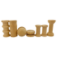 Papoose Toys Papoose Toys Mini Natural Spool Set 7pc