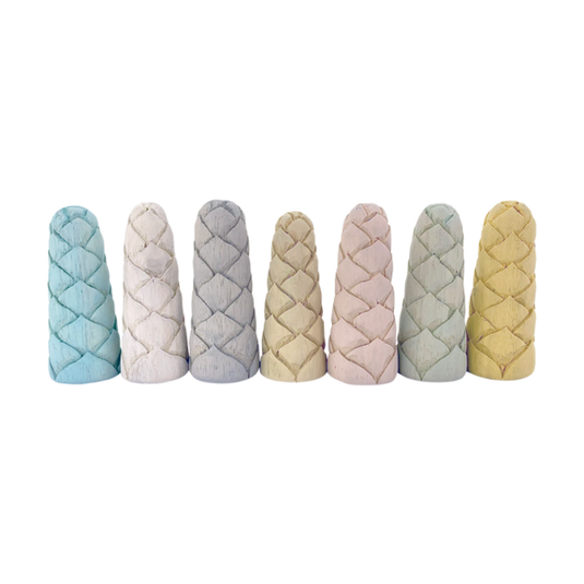 Papoose Toys Papoose Toys Mini Pastel Flower Buds S 7pc