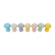 Papoose Toys Papoose Toys Mini Pastel Mushroom 7pc