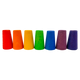 Papoose Toys Papoose Toys Mini Rainbow Cones 7pc