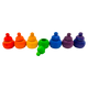 Papoose Toys Papoose Toys Mini Rainbow Pot 7pc