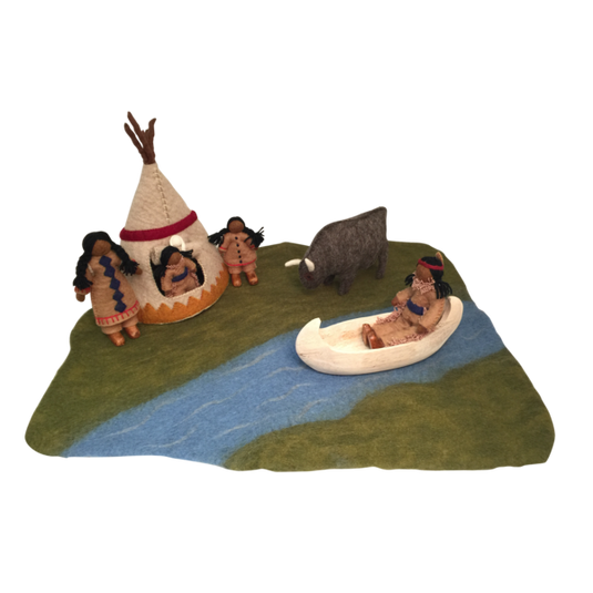 Papoose Toys Papoose Toys Native American Village 9pc
