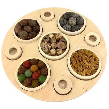 Papoose Toys Papoose Toys Round Sensory Board 10pc