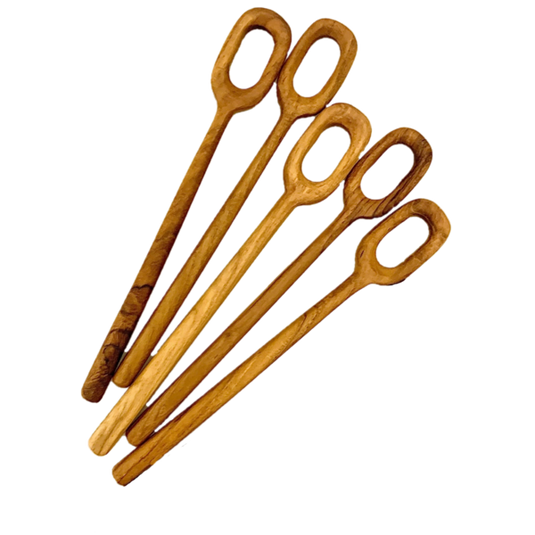 Papoose Toys Papoose Toys Teak Bubble Stirrers 5pc