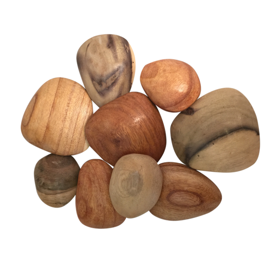 Papoose Toys Papoose Toys Wood Pebbles 9pc