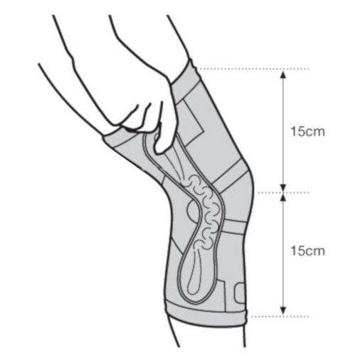 Afbeelding laden in galerijviewer, Pflexx Kniebandage Compression unisex blauw per set maat XS
