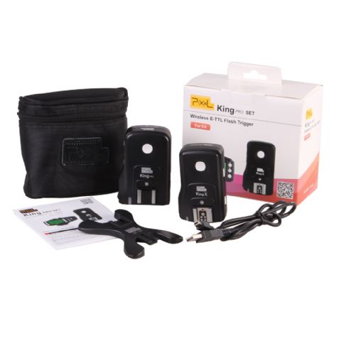Afbeelding laden in galerijviewer, Pixel E-TTL Radio Trigger Set King voor Canon
