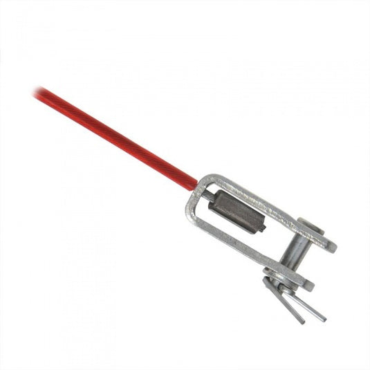 Proplus Breekkabel voor oplooprem 100 cm rood met gaffel