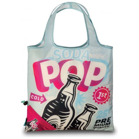 Punta Shopper Sodapop dames 12 liter polyester blauw roze