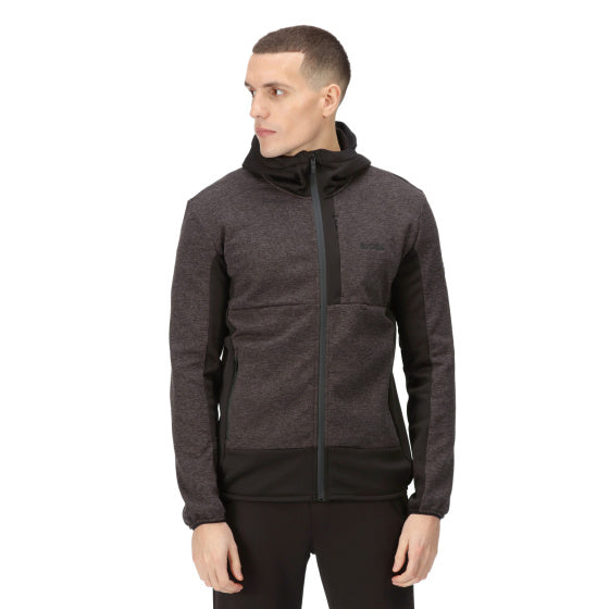 Afbeelding laden in galerijviewer, Regatta Bresdon softshelljas heren zwart grijs maat 3XL
