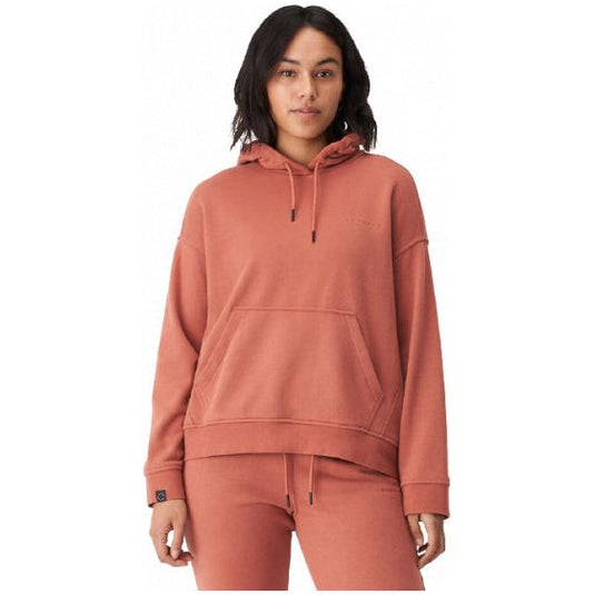 Röhnisch Hoodie Essential dames biologisch katoen oudroze mt XS