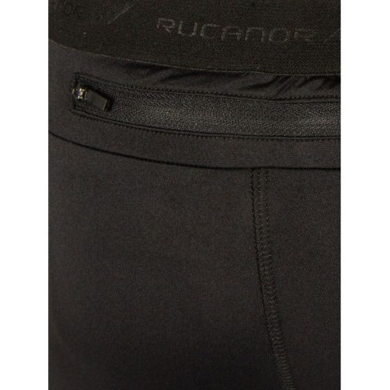 Afbeelding laden in galerijviewer, Rucanor Damion hardloopbroek lang heren zwart maat XL
