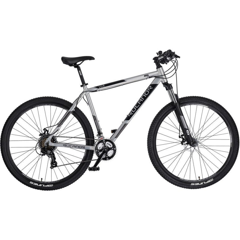 Afbeelding laden in galerijviewer, Rucanor Lux 29 Inch 48 cm Heren 21V Mechanische schijfrem Zilver Zwart

