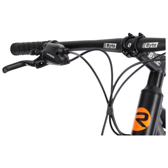 Afbeelding laden in galerijviewer, Rucanor Lux 29 Inch 48 cm Heren 24V Hydraulische schijfrem Zwart Oranje
