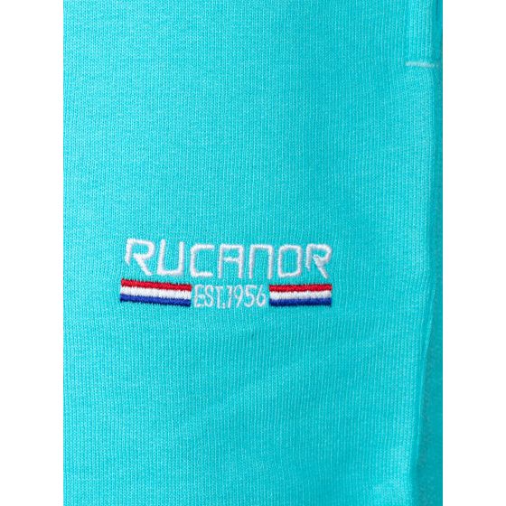 Afbeelding laden in galerijviewer, Rucanor Senna sweatpants cuff unbrushed heren aqua maat L
