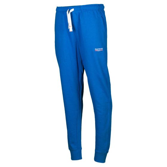 Afbeelding laden in galerijviewer, Rucanor Senna sweatpants cuff unbrushed heren blauw maat M
