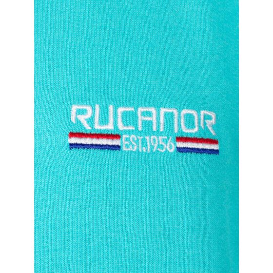 Afbeelding laden in galerijviewer, Rucanor Sky sweatvest hooded unbrushed heren aqua maat L
