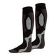 Rucanor Svindal skisokken 2-pack unisex zwart grijs maat 35-38