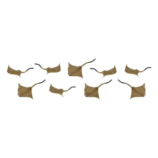 Safari Roggen speeldierenset junior 2 cm bruin 192 stuks