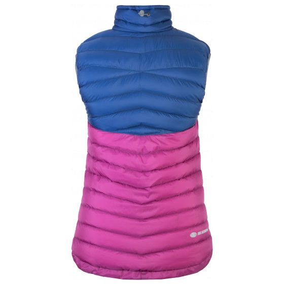 Afbeelding laden in galerijviewer, Sir joseph Bodywarmer Atol dames polyester blauw roze mt M
