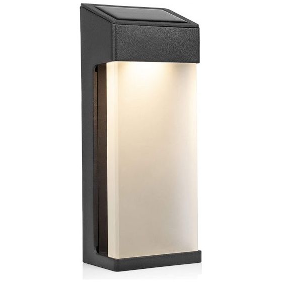 Afbeelding laden in galerijviewer, Smartwares Wandlamp OSL-50009 buiten led 20 cm aluminium
