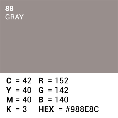 Afbeelding laden in galerijviewer, Superior Achtergrondpapier 88 Grey 3,56 x 30,5m
